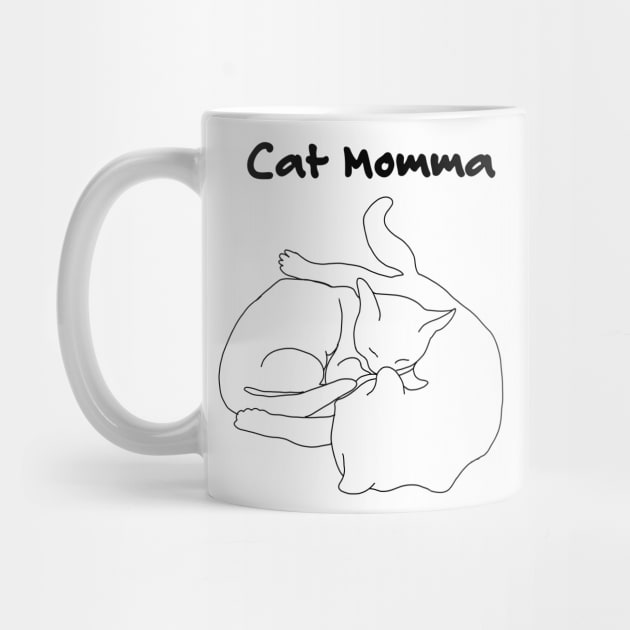 Cat Mamma- Simple Cat Doodle by PurposelyDesigned